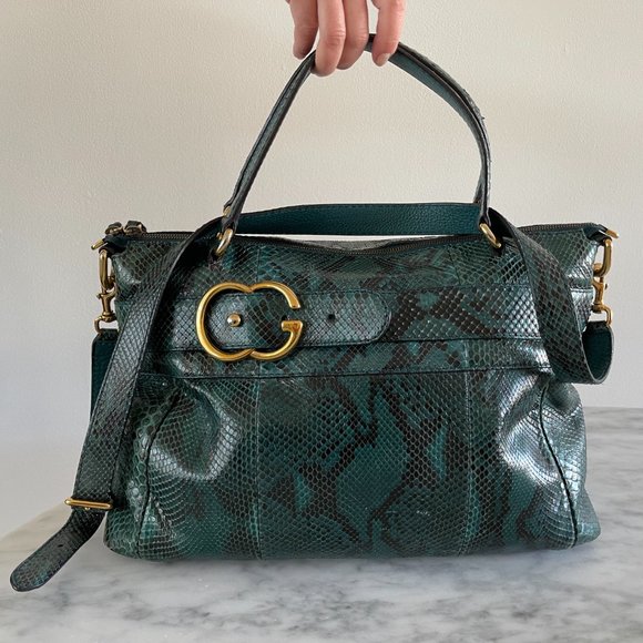Gucci GG Ride Tote Bag - Python - Picture 1 of 6